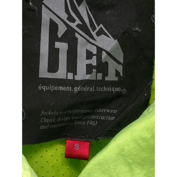 G.E.T. Women's Green Snap-Button Zip-Up Long Sleeve Mesh Cinched Jacket SZ S - Picture 10 of 12